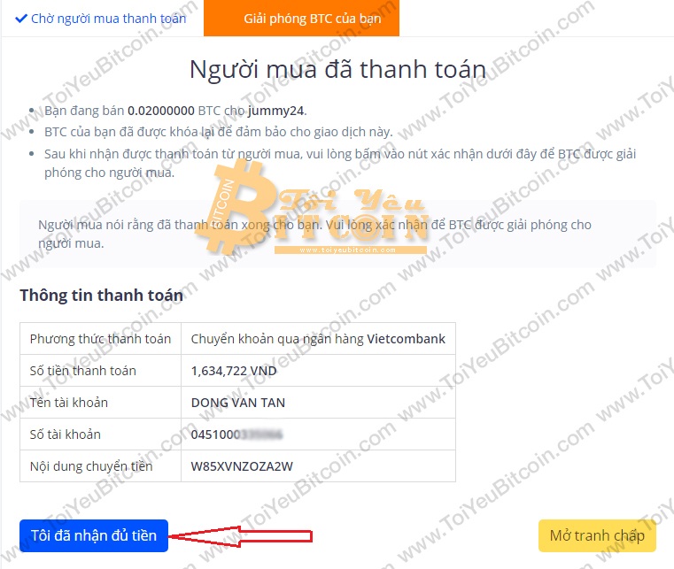 Cách bán coin trên Aliniex. Ảnh 5