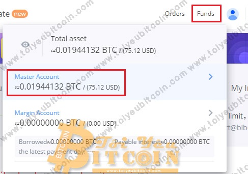 Nạp tiền vào sàn Bibox. Ảnh 1