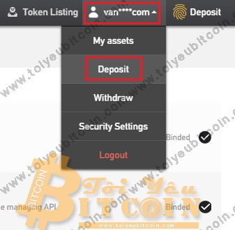 Nạp tiền vào BitForex. Ảnh 1