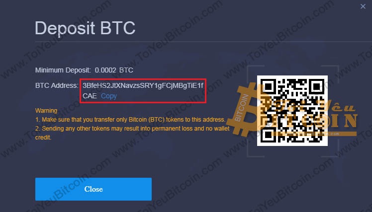 Cách nạp tiền vào sàn Bitsdaq. Ảnh 2