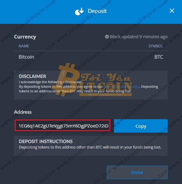 Nạp tiền vào sàn Bittrex. Ảnh 2