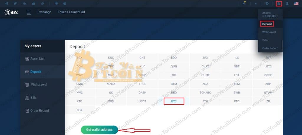Cách nạp tiền vào sàn Bw. Ảnh 1