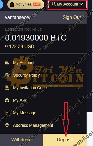 Nạp tiền vào sàn LBank. Ảnh 1