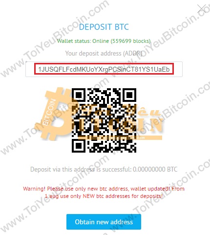 Nạp tiền vào sàn YoBit. Ảnh 2