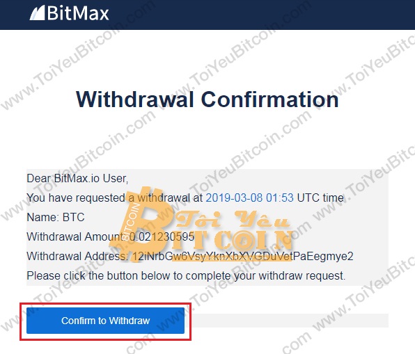 Cách rút tiền từ sàn BitMax. Ảnh 2