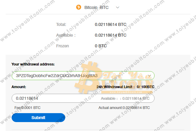Rút tiền từ sàn IDAX. Ảnh 2