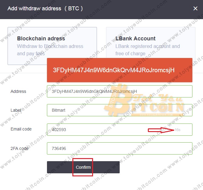 Rút tiền từ sàn LBank. Ảnh 3