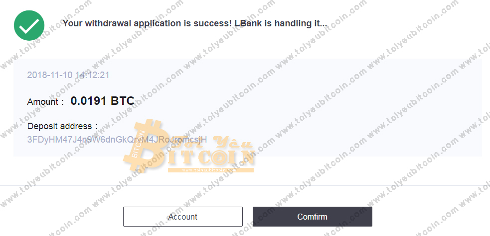 Rút tiền từ sàn LBank. Ảnh 6