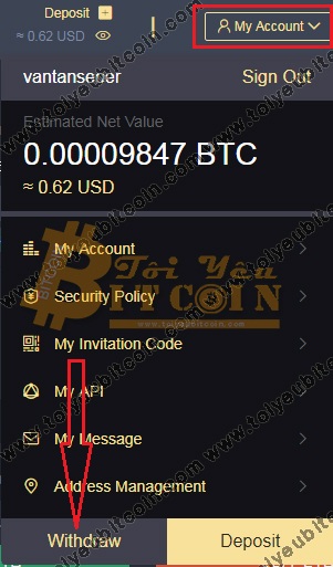 Rút tiền từ sàn LBank. Ảnh 1
