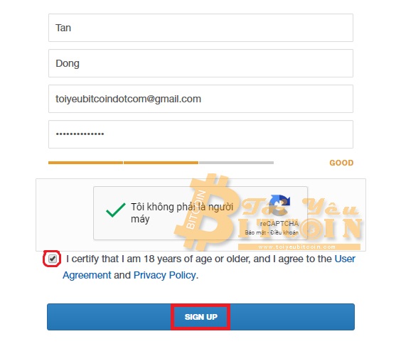 Tạo ví Coinbase. Ảnh 1