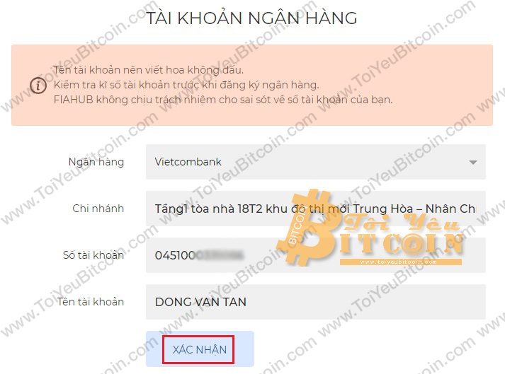 Nạp tiền VNĐ vào ví Fiahub. Ảnh 2