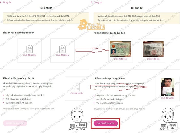 Cách xác minh tài khoản trên Bcnex. Ảnh 4