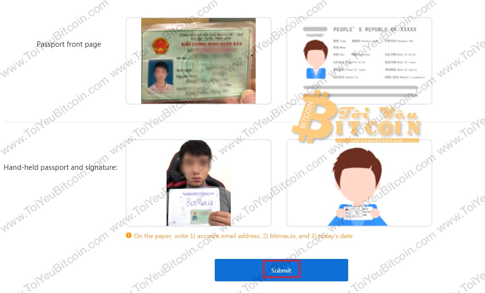 Cách xác minh tài khoản BitMax. Ảnh 2