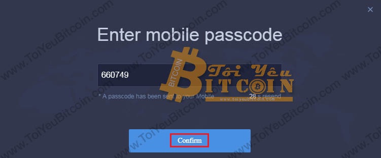 Xác minh tài khoản Bitsdaq. Ảnh 2
