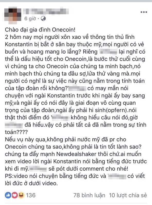 Cộng đồng Onecoin 1