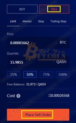 Cách trade coin trên sàn Liquid. Ảnh 6