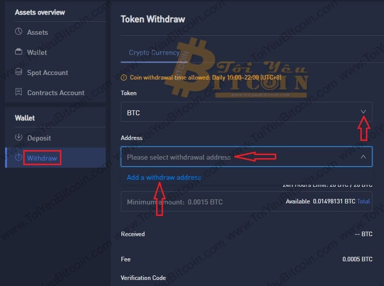 Cách rút tiền từ sàn Bithumb Global. Ảnh 3