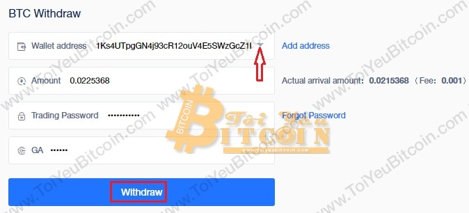 Cách rút tiền từ sàn CoinEgg. Ảnh 7
