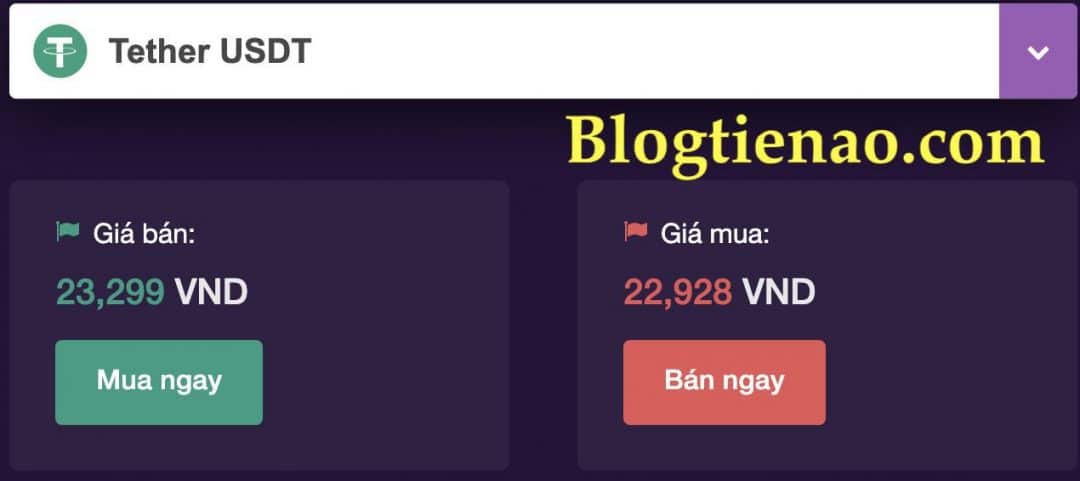 Tỷ Giá trên Sàn Remitano
