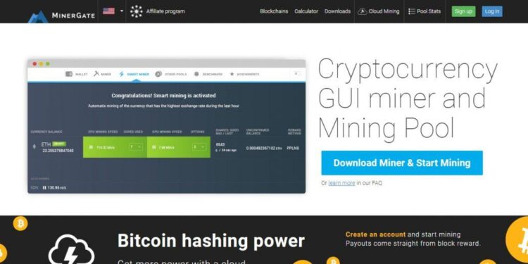 Hướng dẫn cách đào Ethereum coin với Minergate